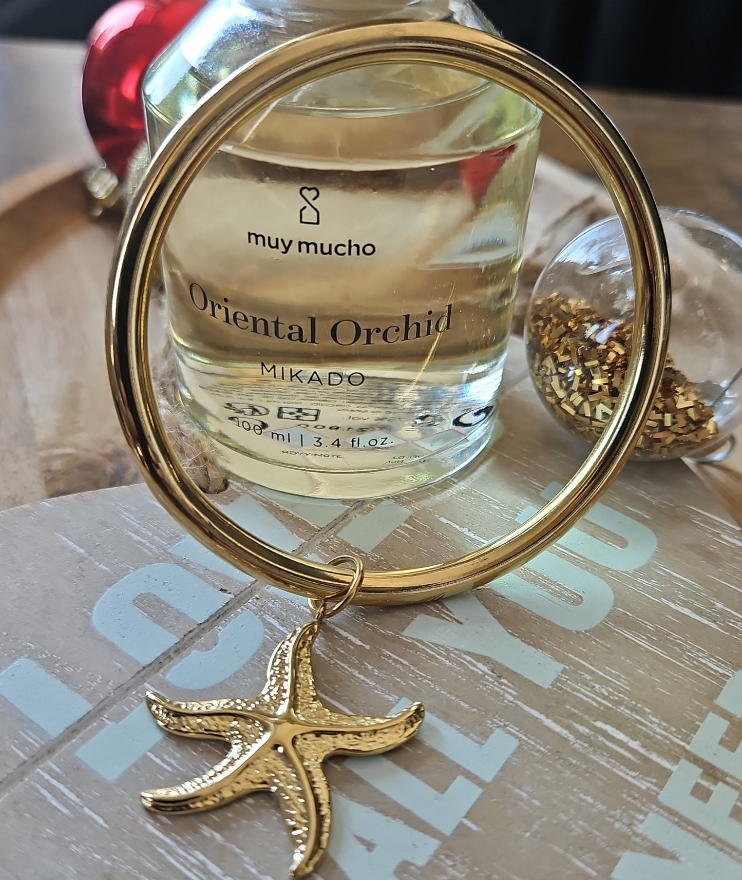 Bracelet jonc etoile