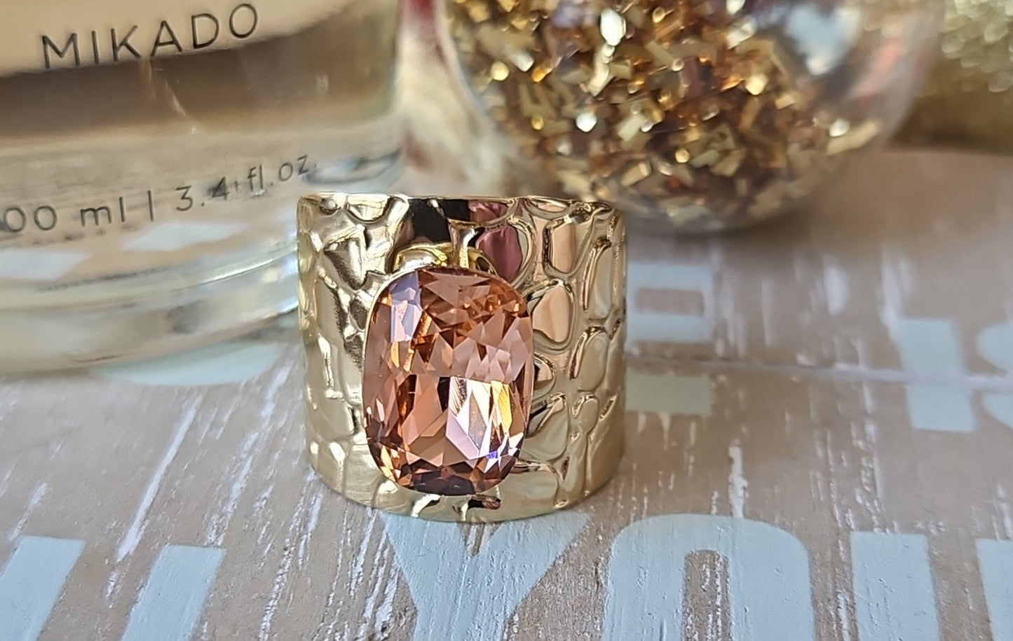 Swarovski ROSE rings