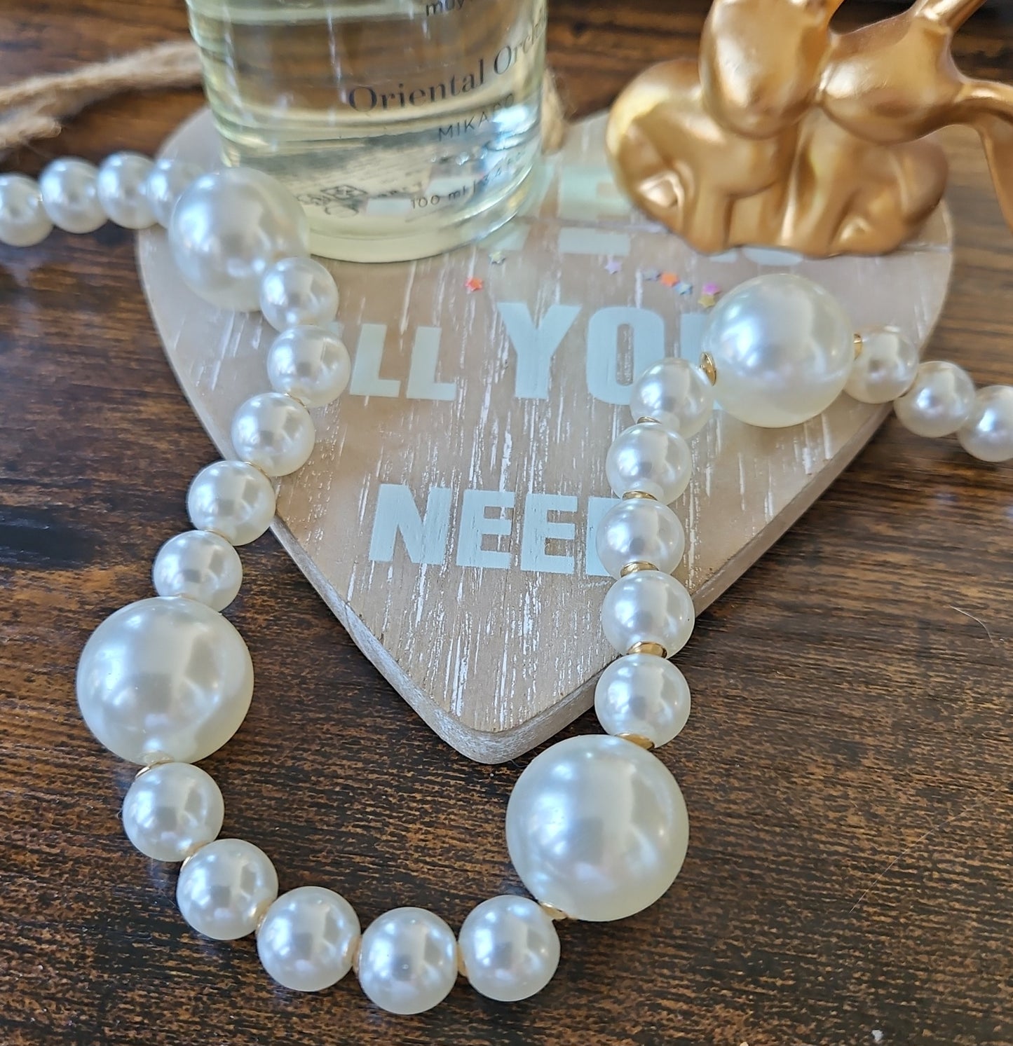Collier grosse perle