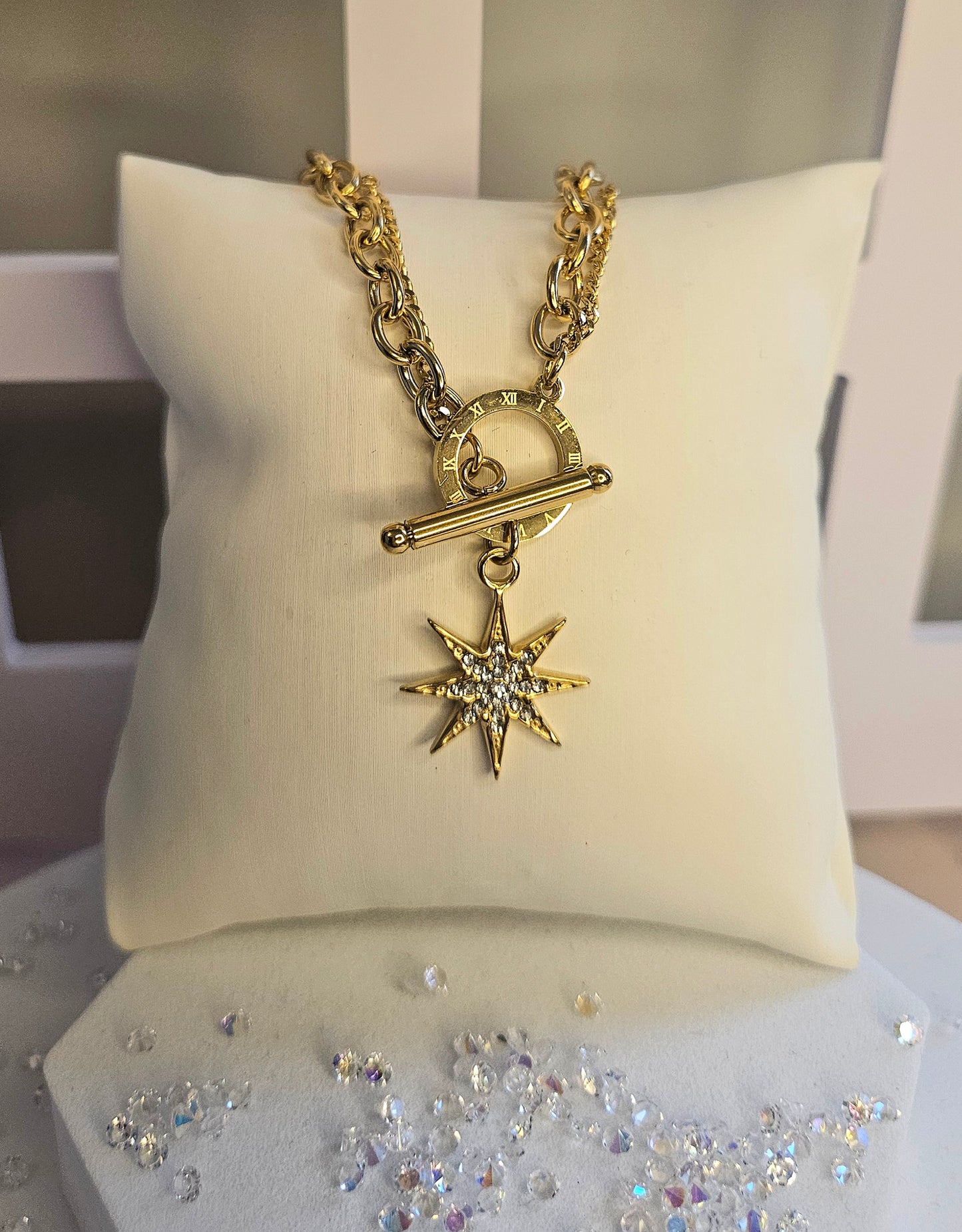 Bracelet etoile strass