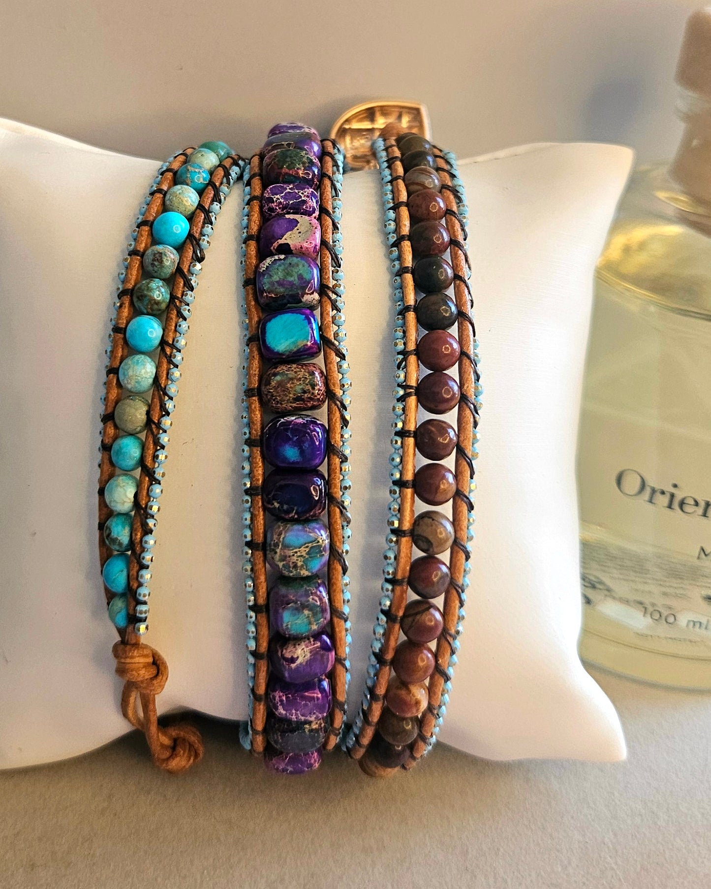 Bracelet usa pierre véritable