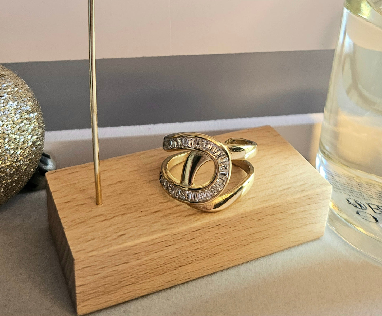 Bague vague cristal