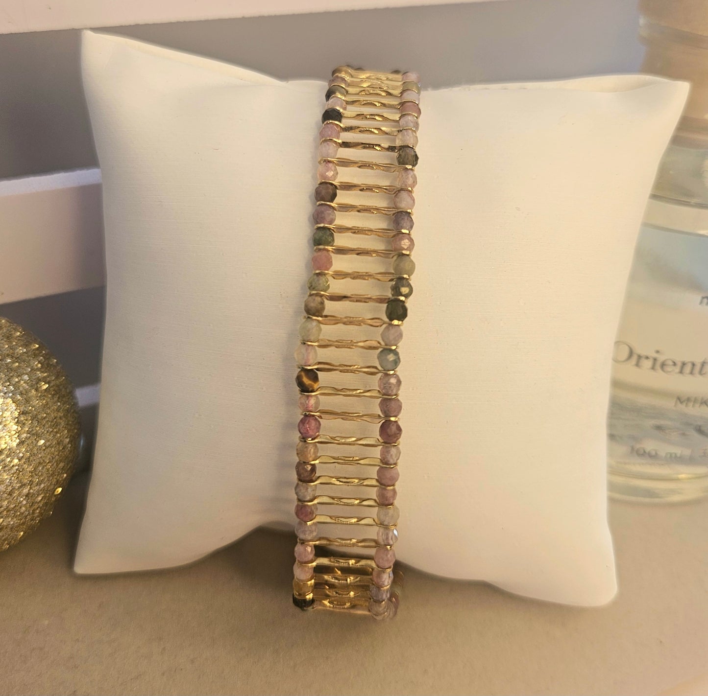 Bracelet double pierre naturelle