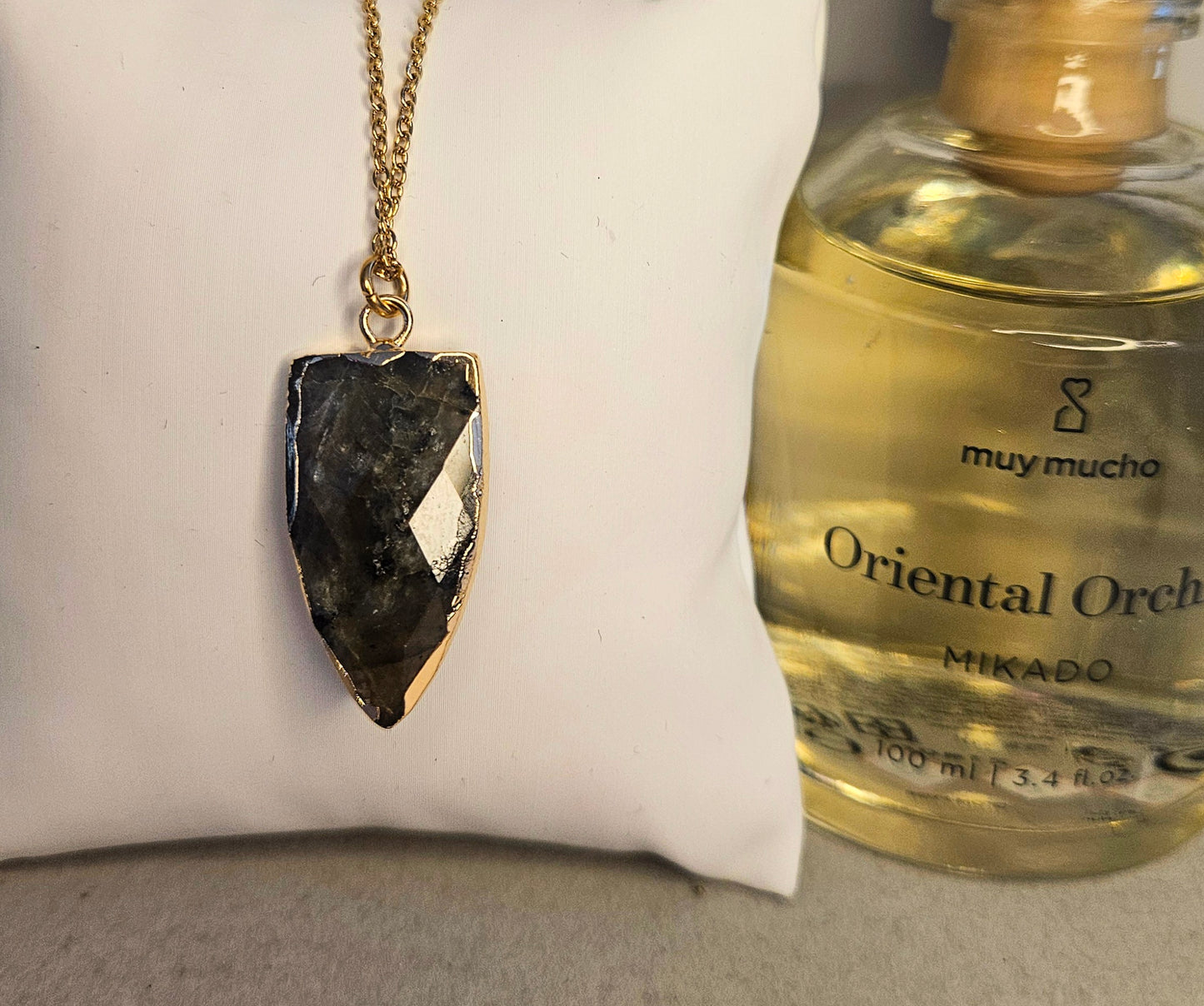 Collier pierre labradorite