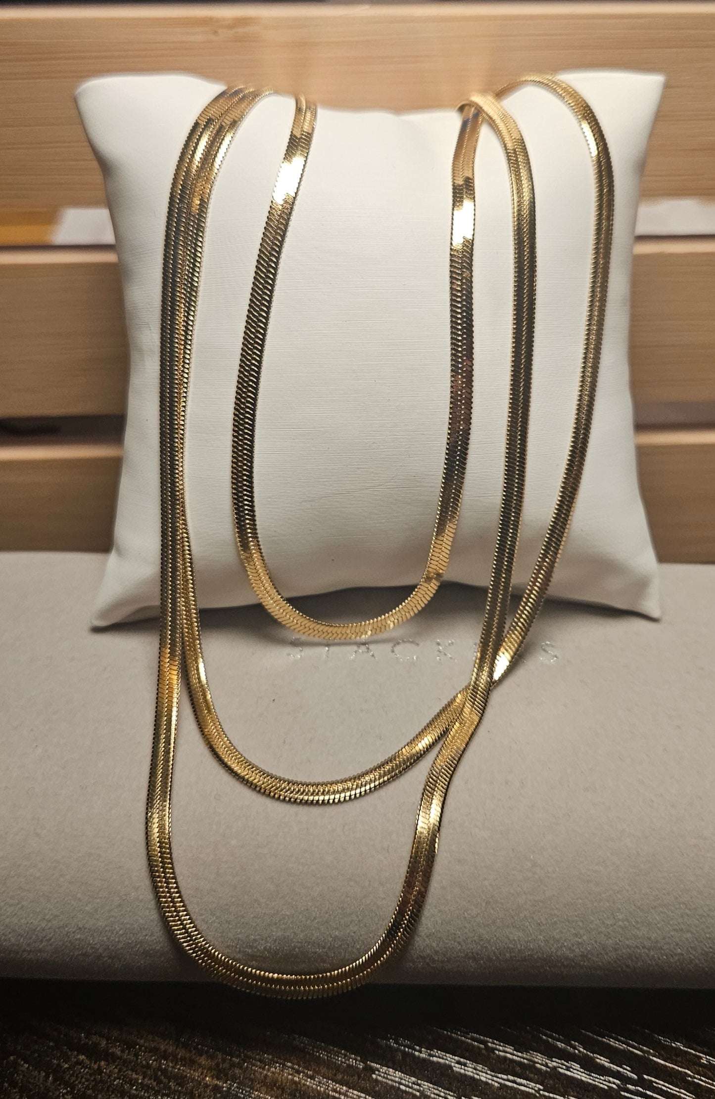 Collier 3 mailles serpents