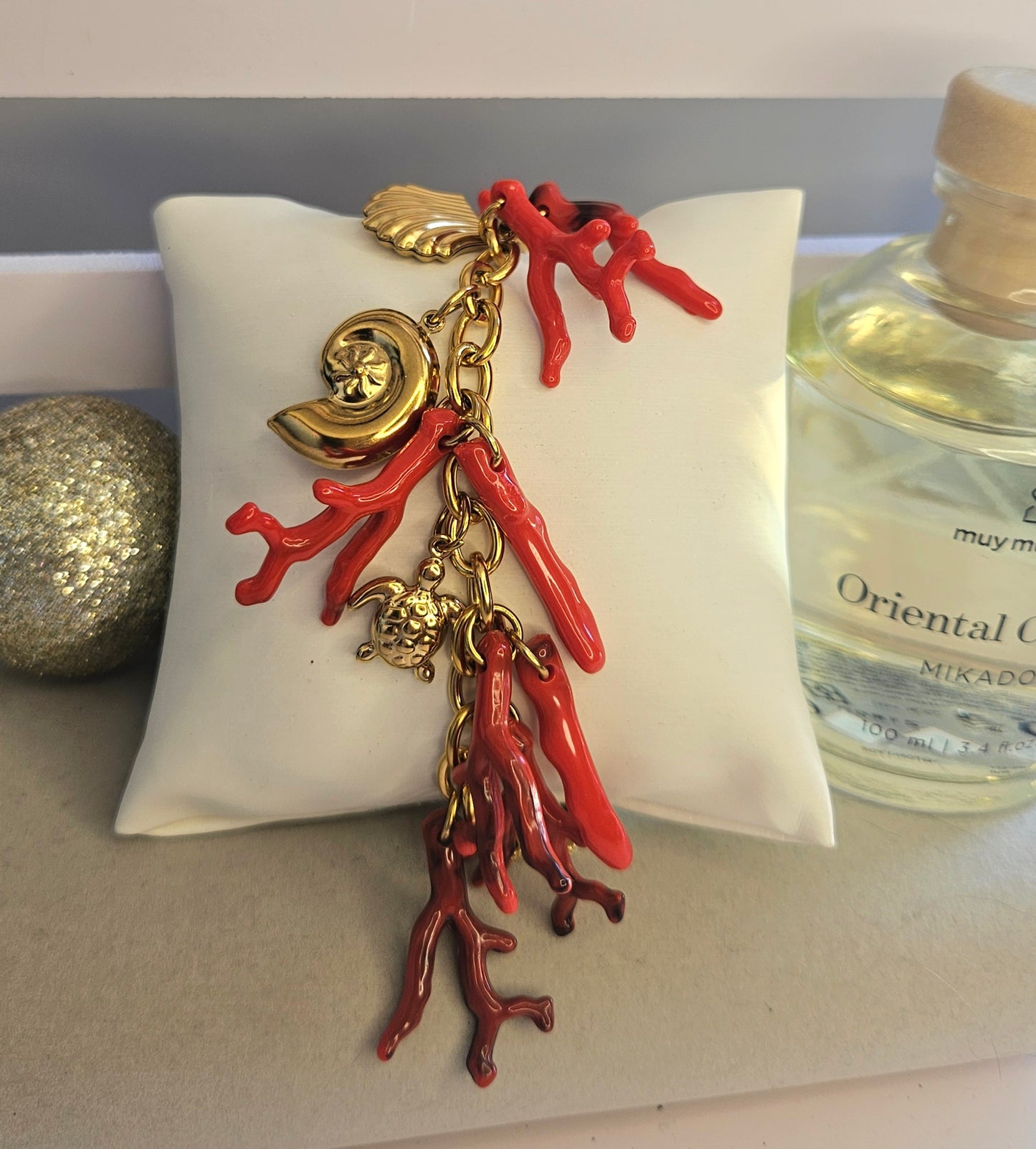 Bracelet corail rouge