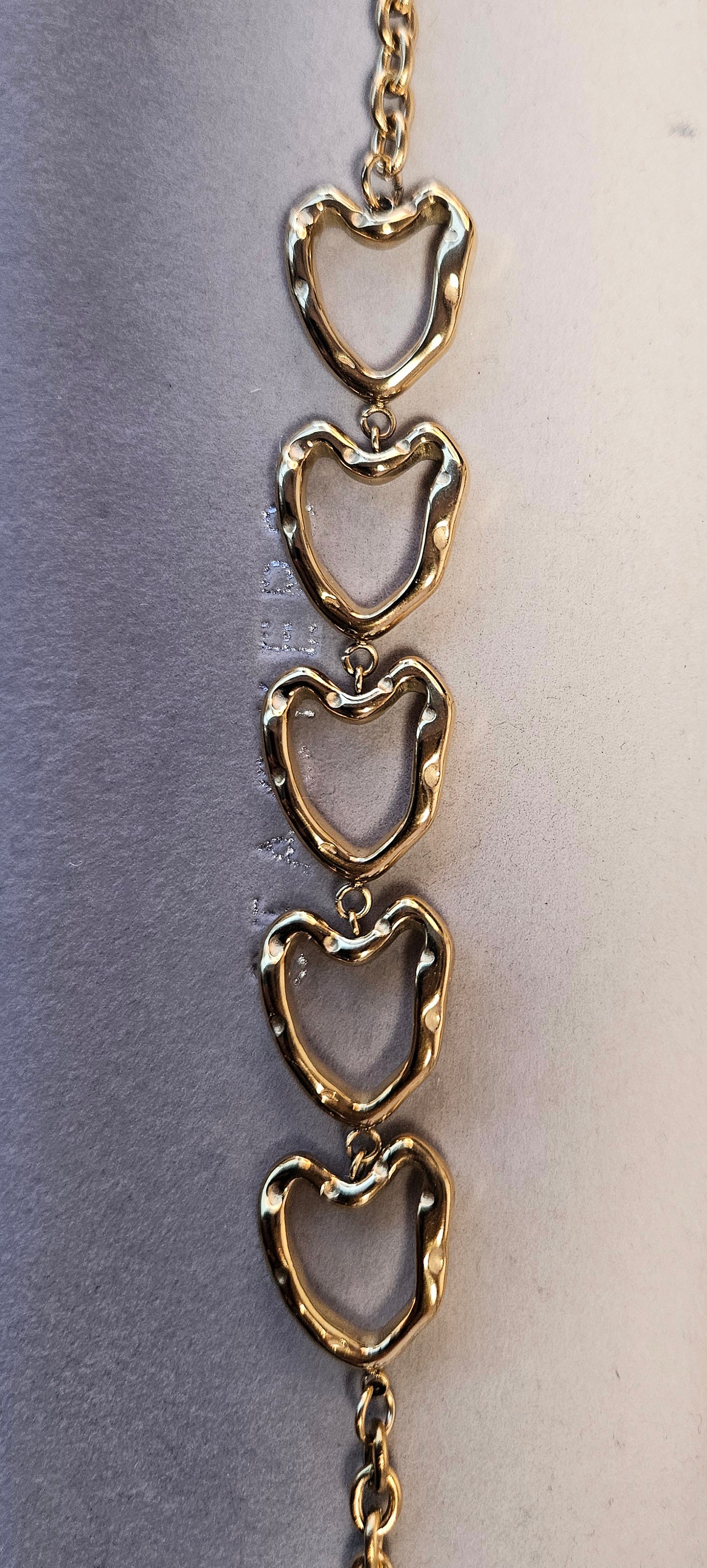 Bracelet coeur ajoure