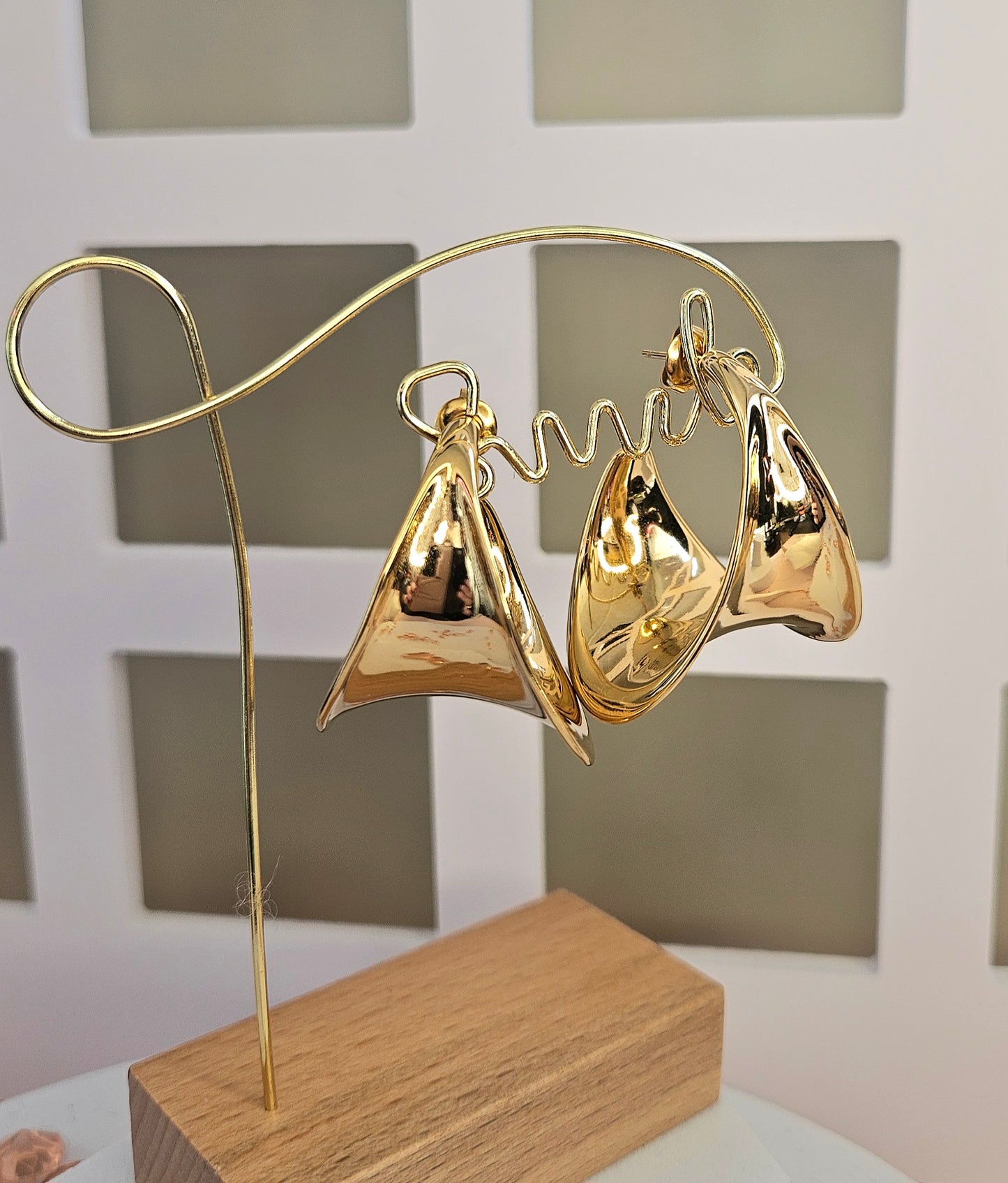 Boucles d'oreilles créoles larges