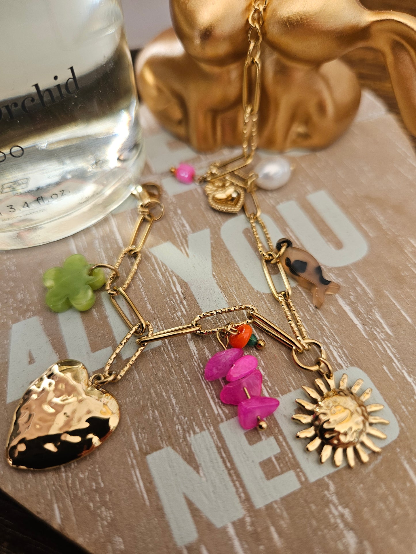 Bracelet soleil cœur