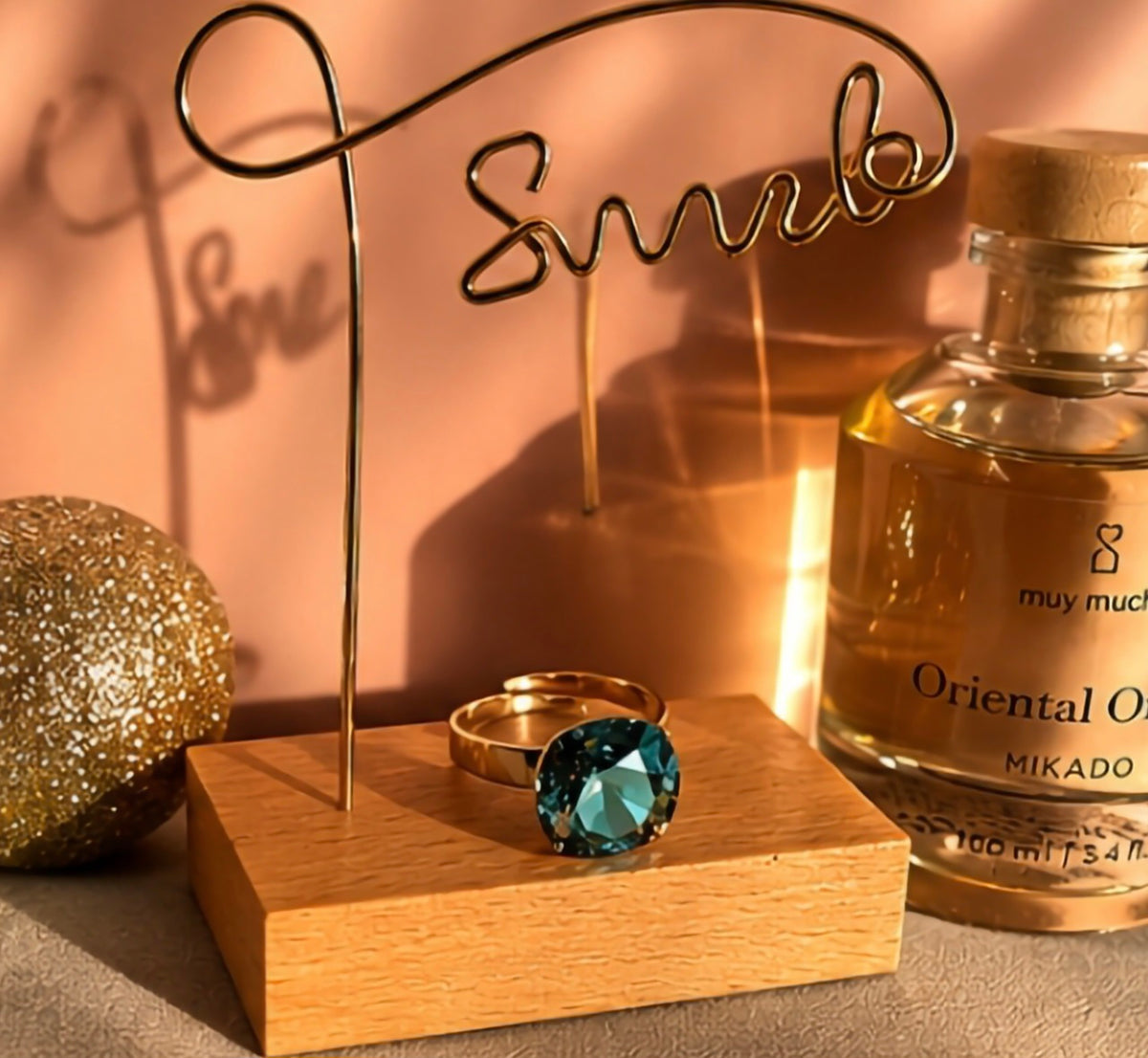 Bague bleu swarovski multicolore