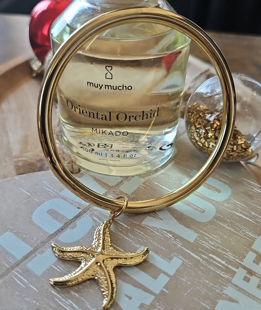 Bracelet jonc etoile