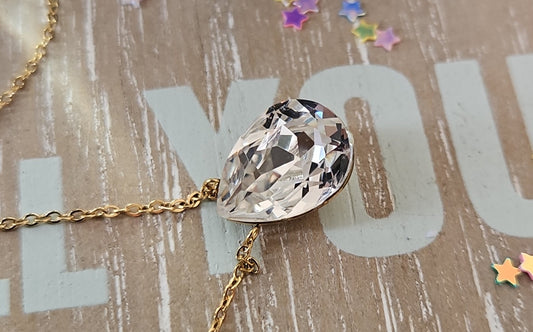 Swarovski silver necklace