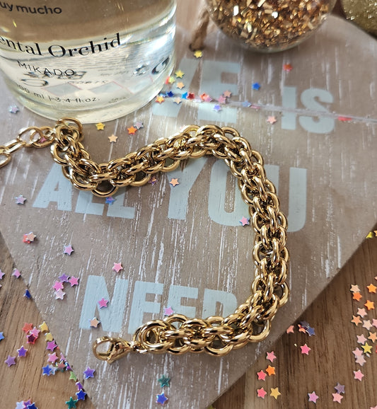 Large mesh bracelet