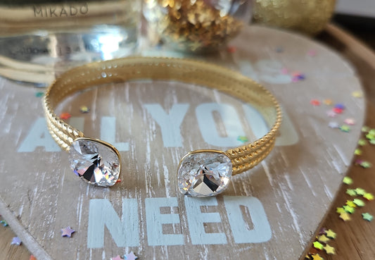 Swarovski silver bracelet