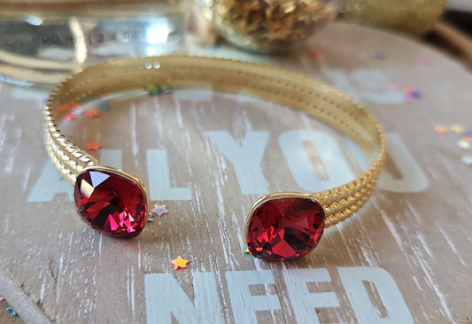 Red Swarovski bracelet