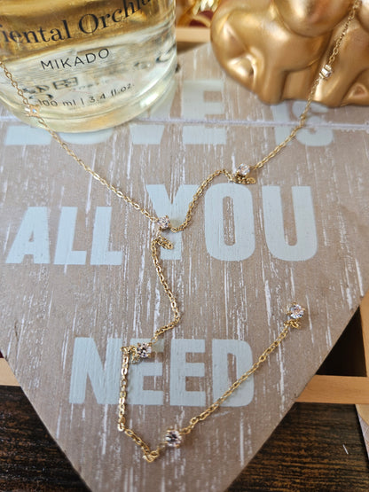 Collier strass y