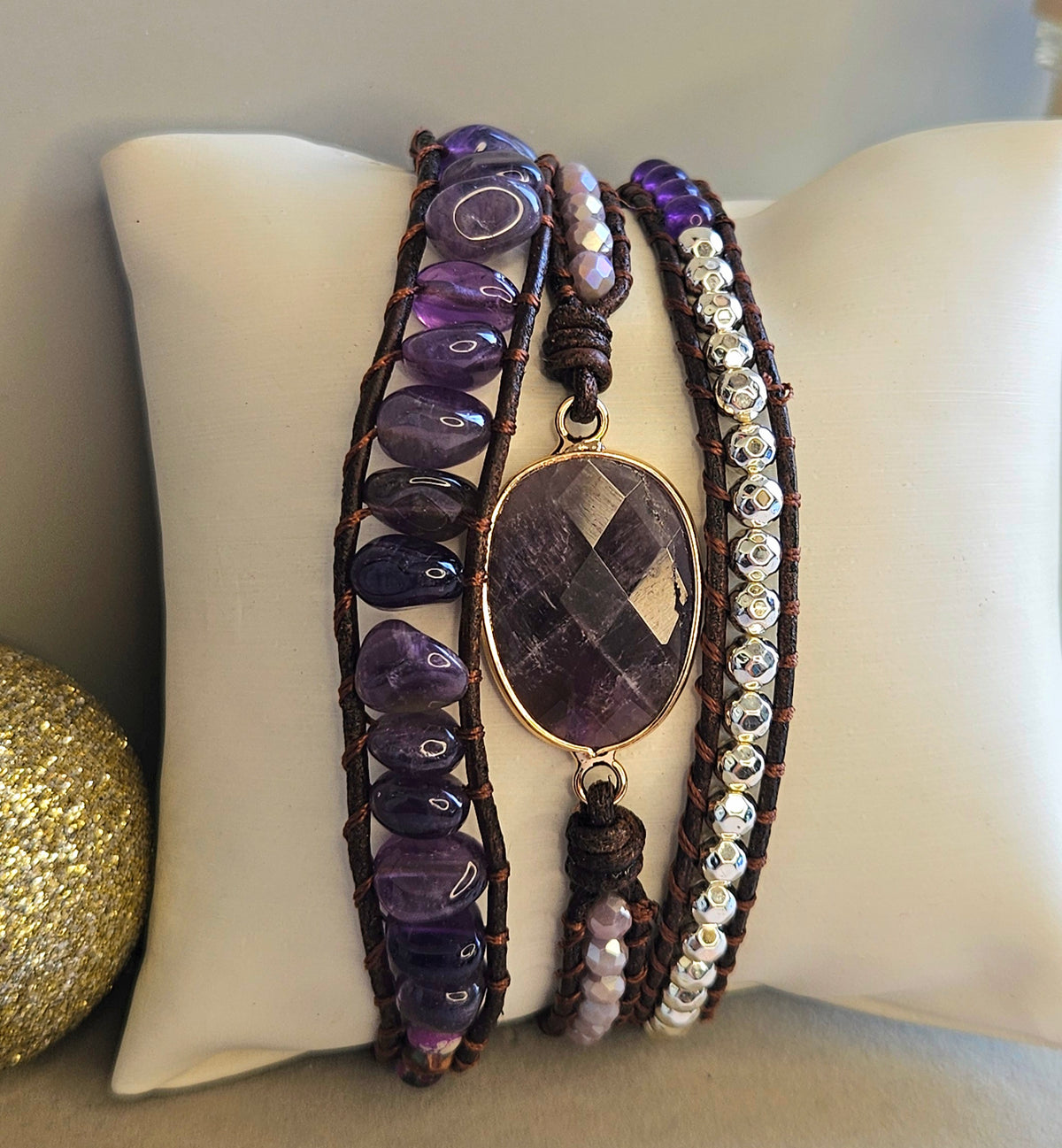 Bracelet améthyste