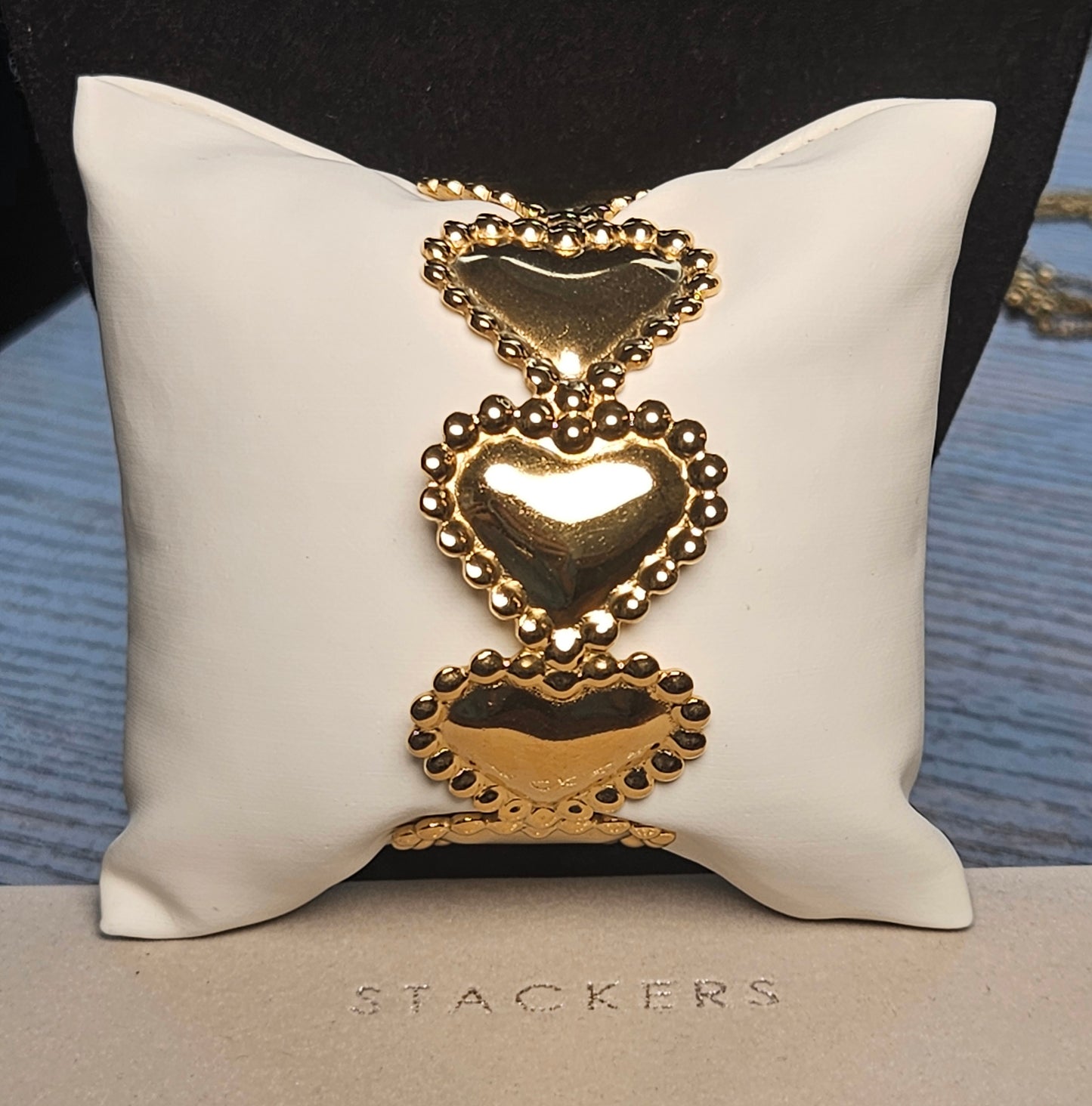 Bracelet coeur manchette