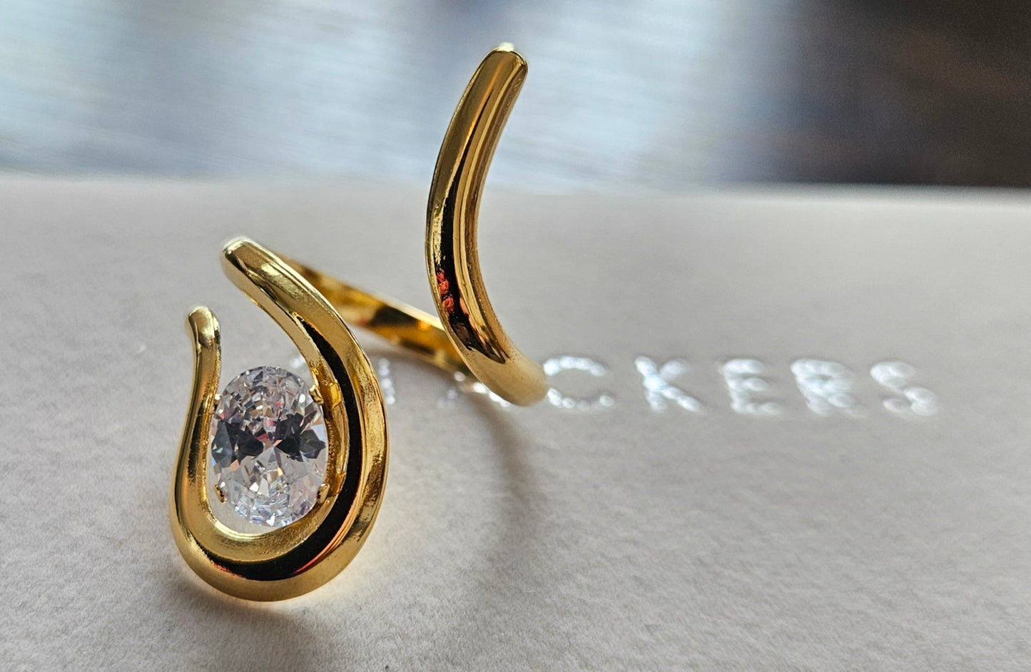 Bague cristal argent note de musique