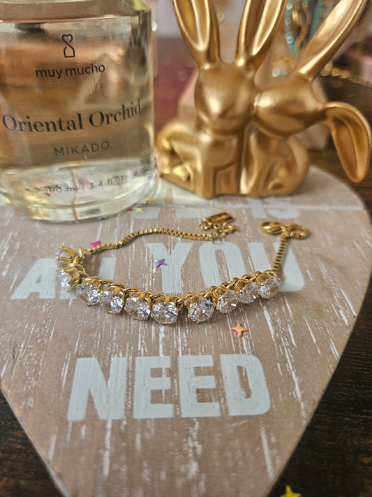 Bracelet pierre argentée