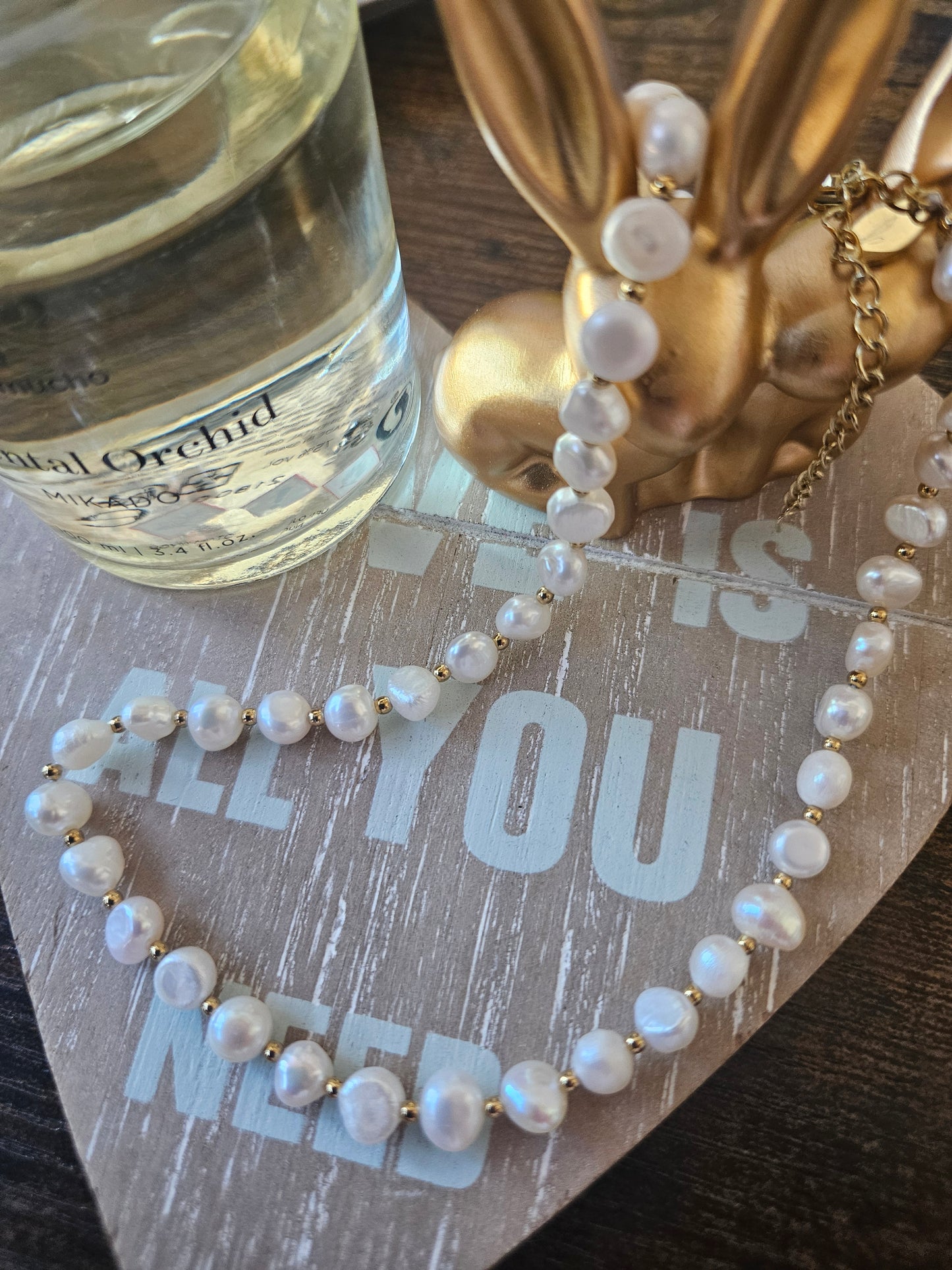 Collier perle d'eau douce