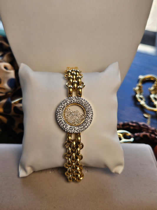 Bracelet montre strass