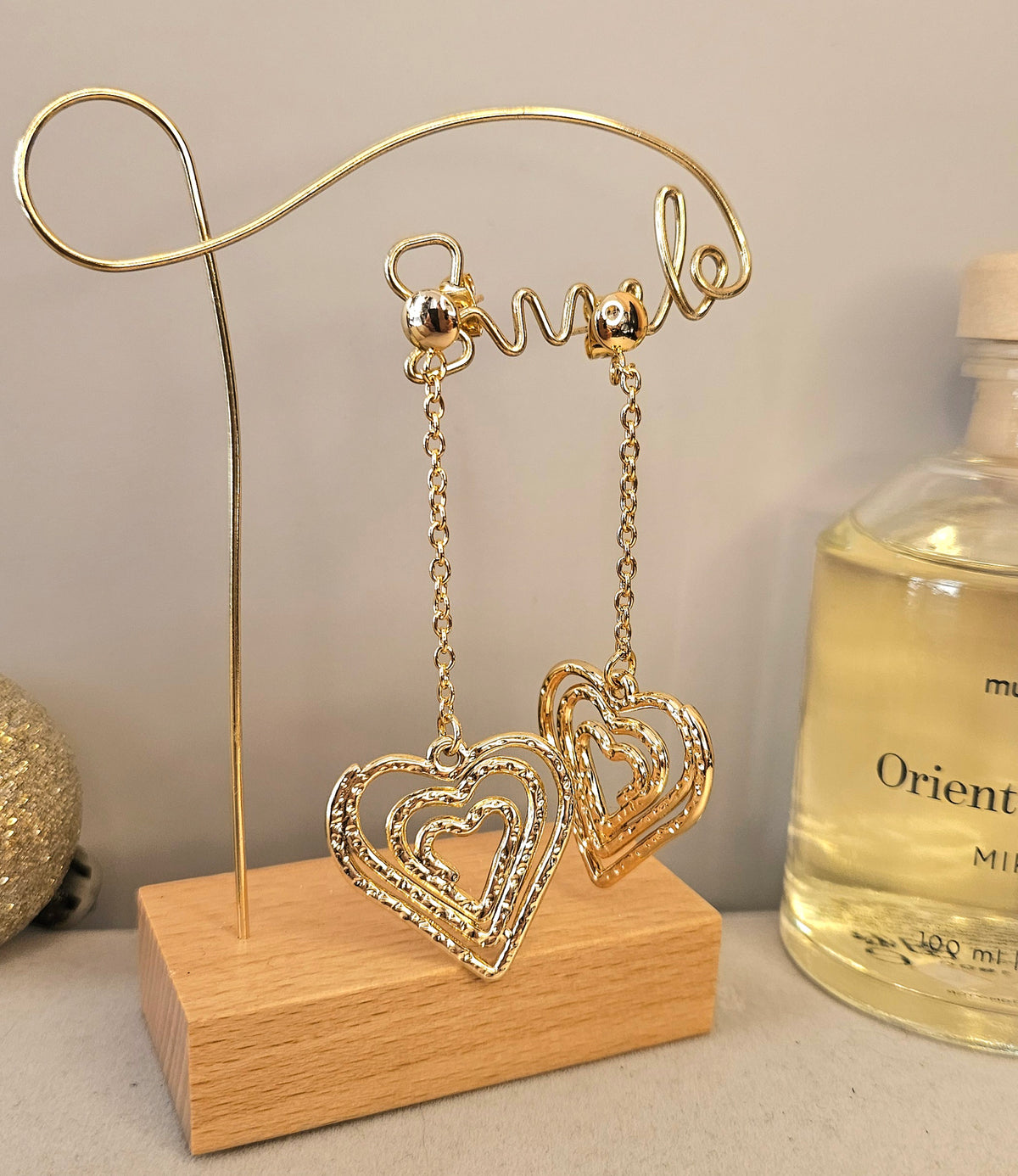 Boucles d'oreilles coeur