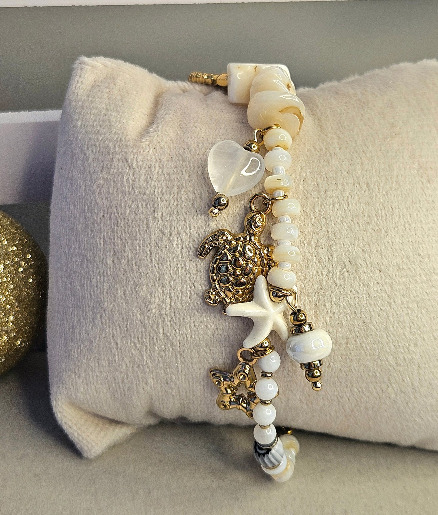Bracelet tortue blanche