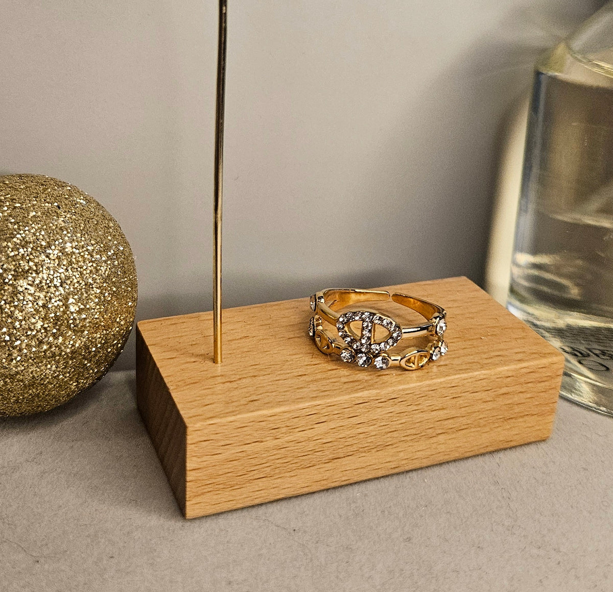 Bague fine marine double