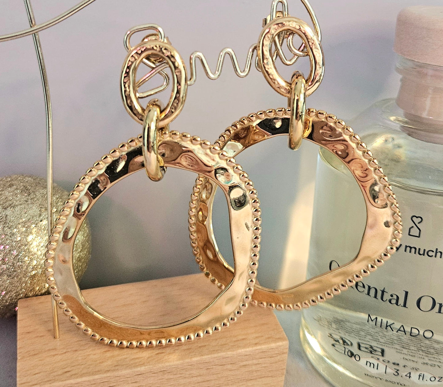 Boucles d'oreilles créoles larges