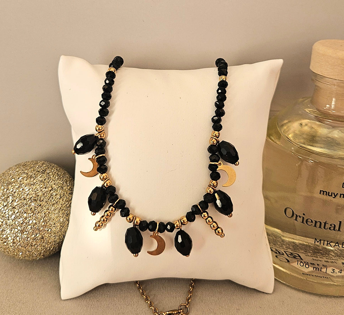 Collier onix lune