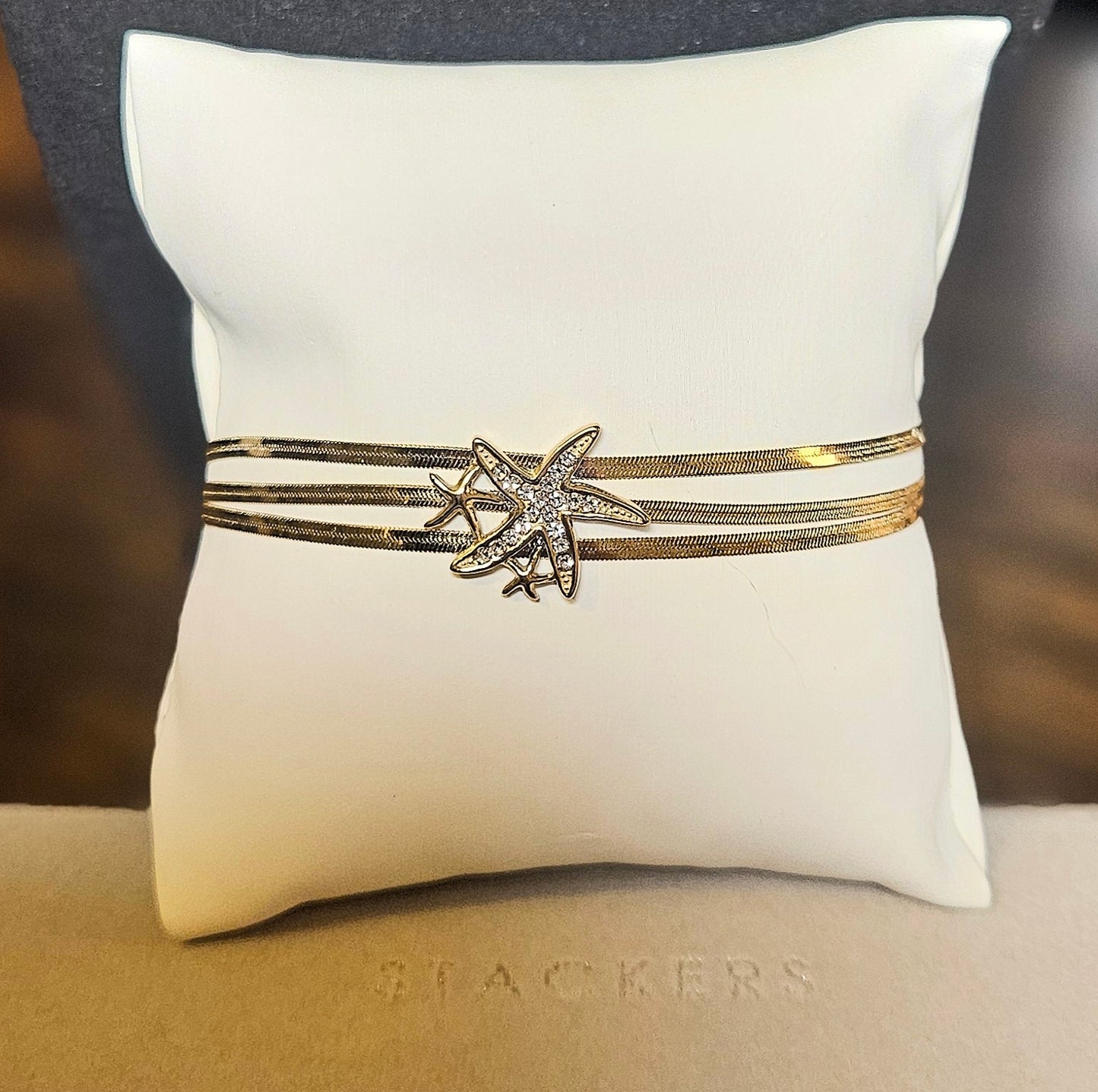 Bracelet etoile zirconium