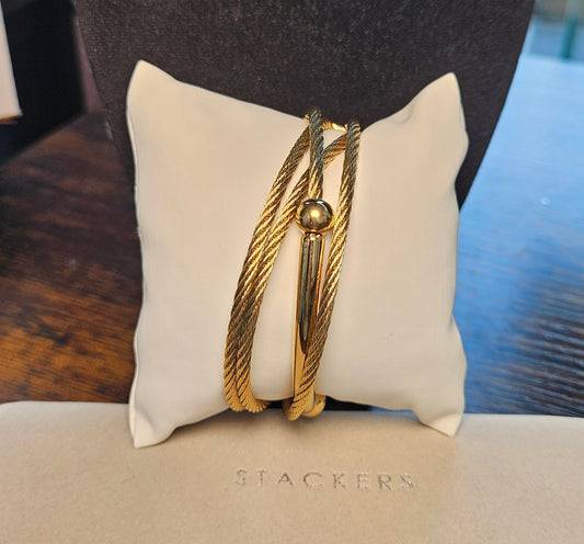 Bracelet multicable et perle