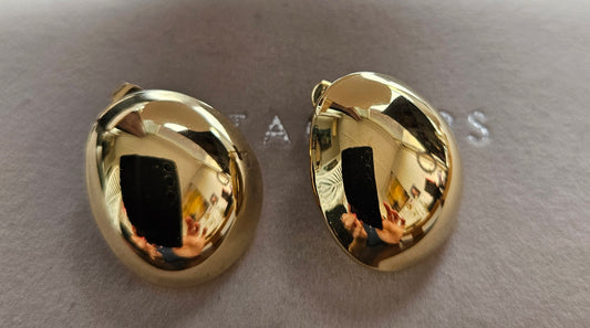 Boucles d'oreilles bombees