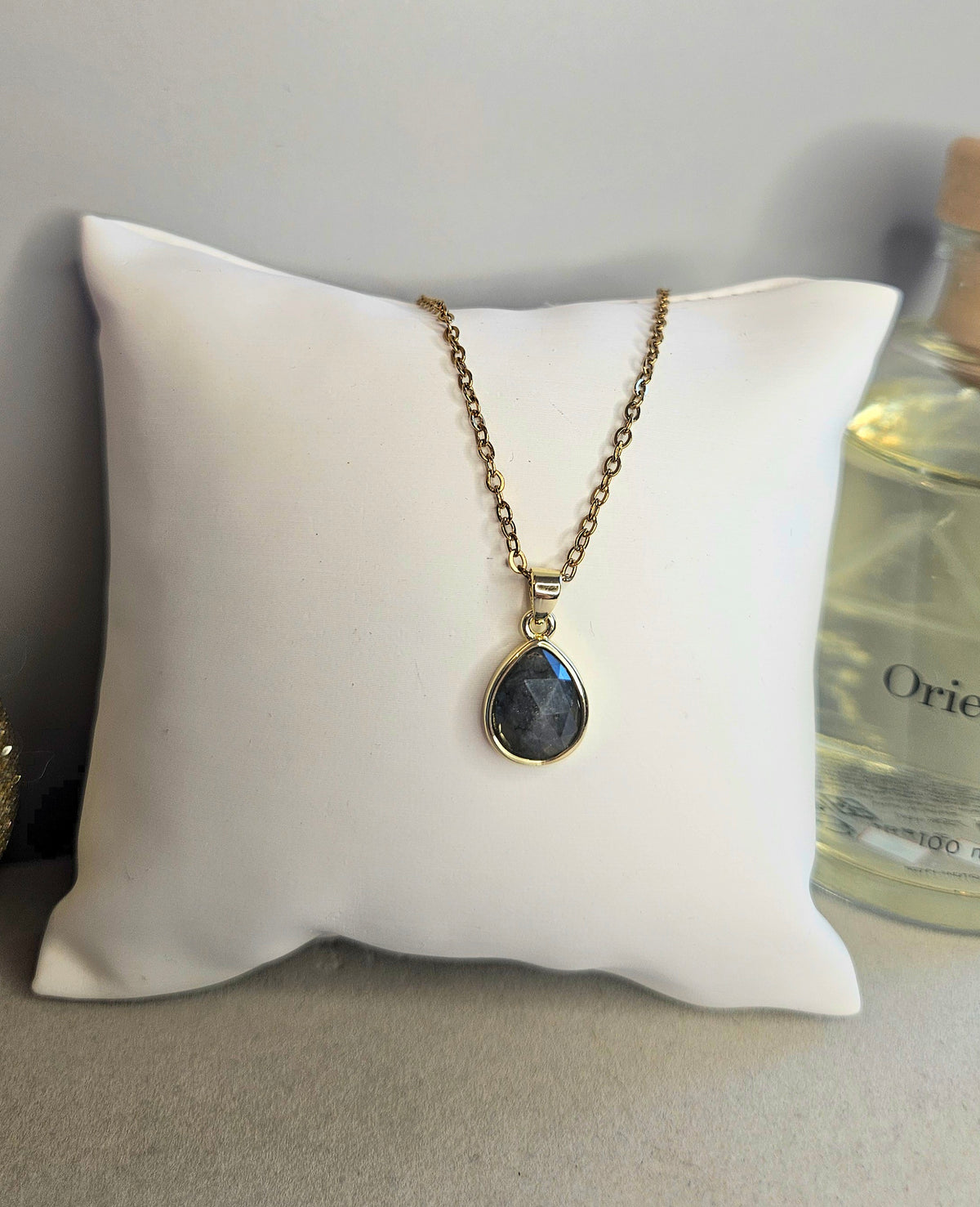 Collier petite labradorite