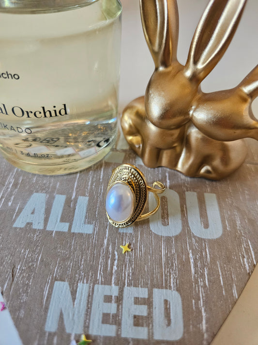 Bague perle