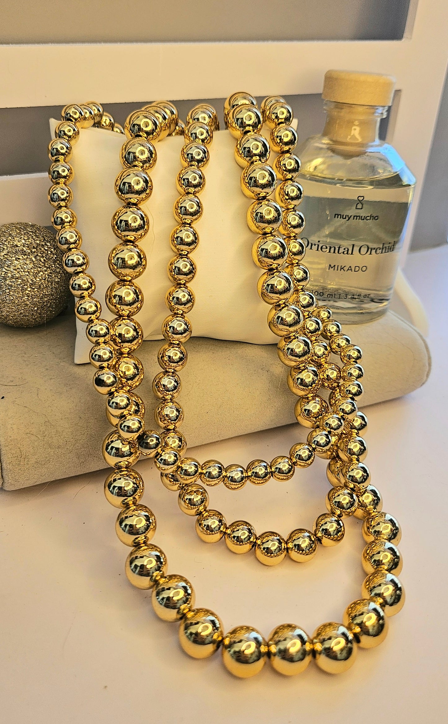 Collier multirang perle