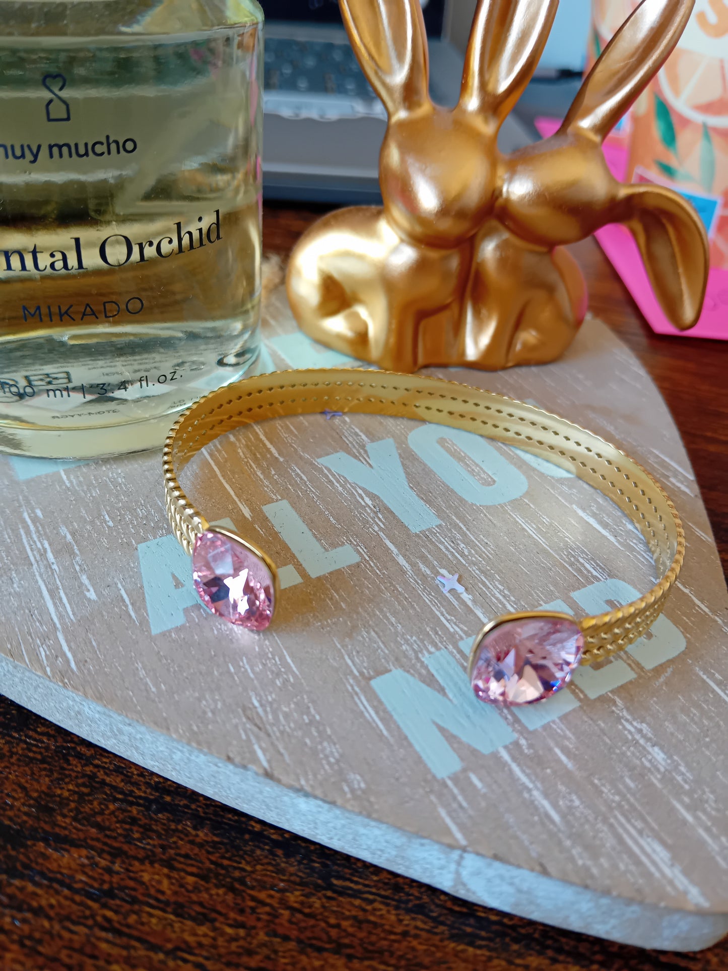 Bracelet swaroski rose