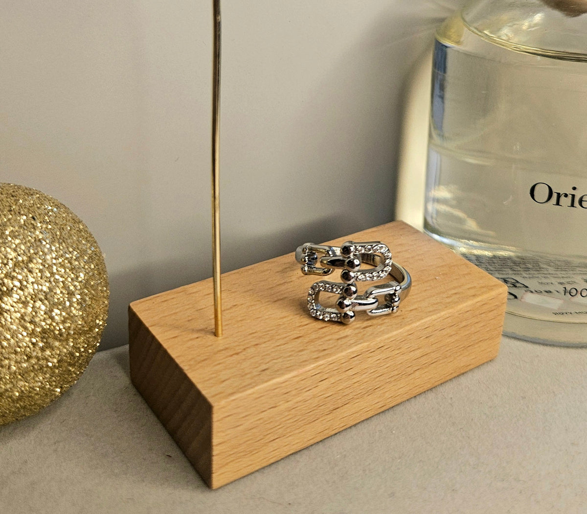 Bague ceinture argent