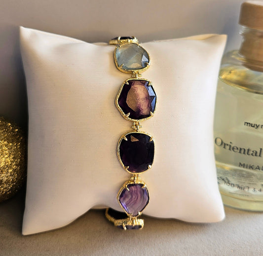 Bracelet fluorine violet