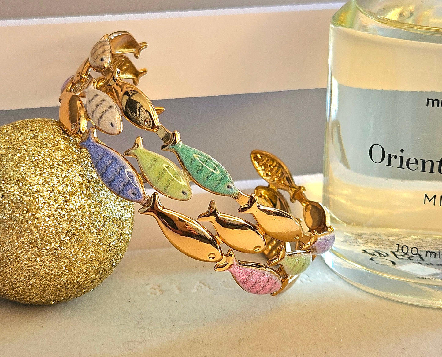 Bracelet poisson multicolore