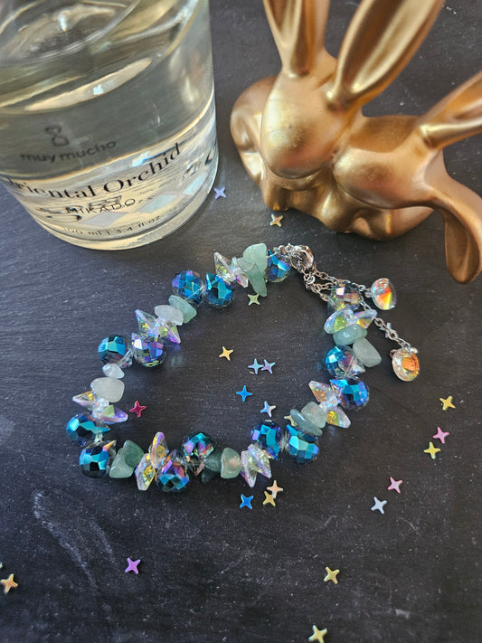 Bracelet cristal vert