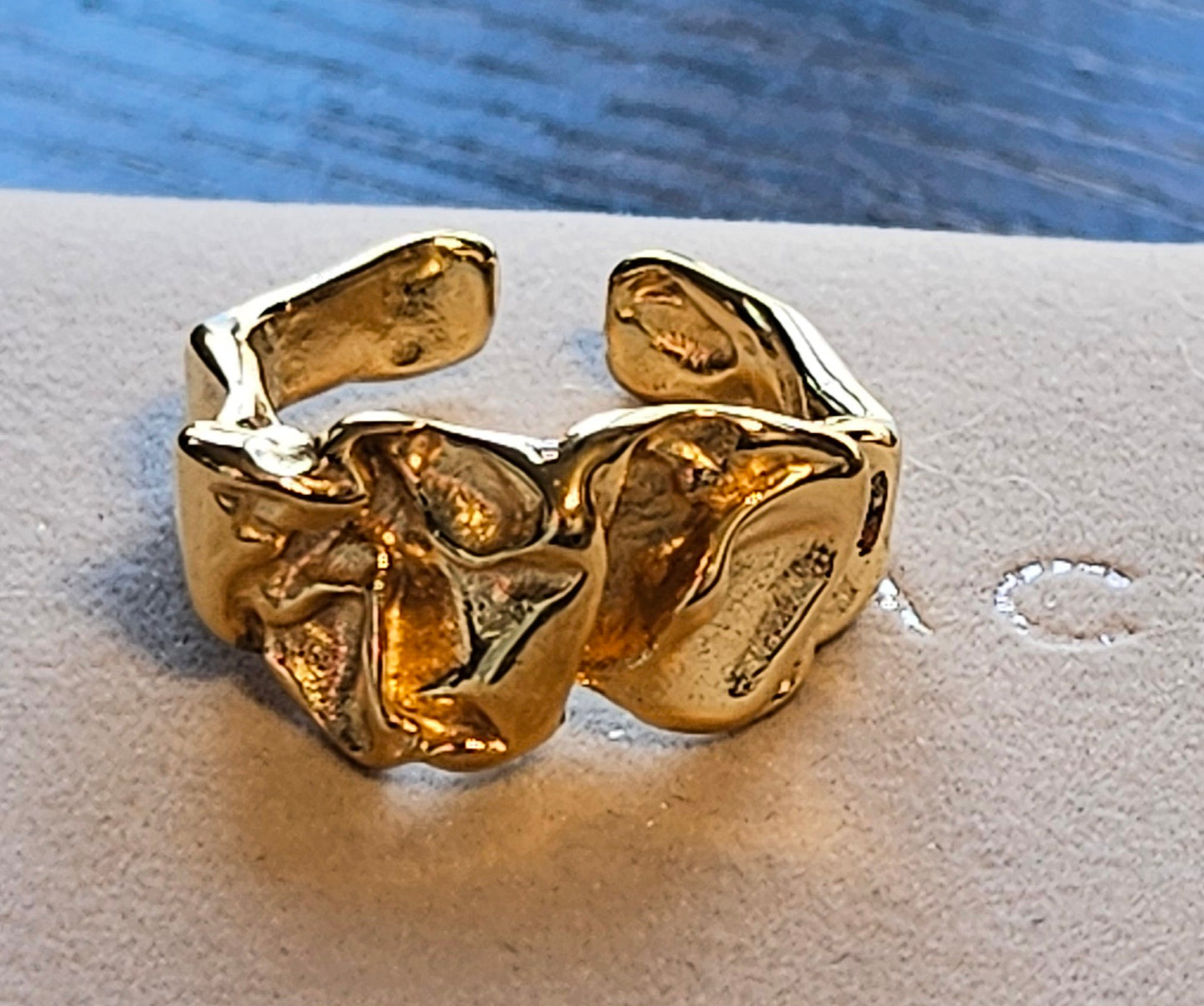 Bague froisee