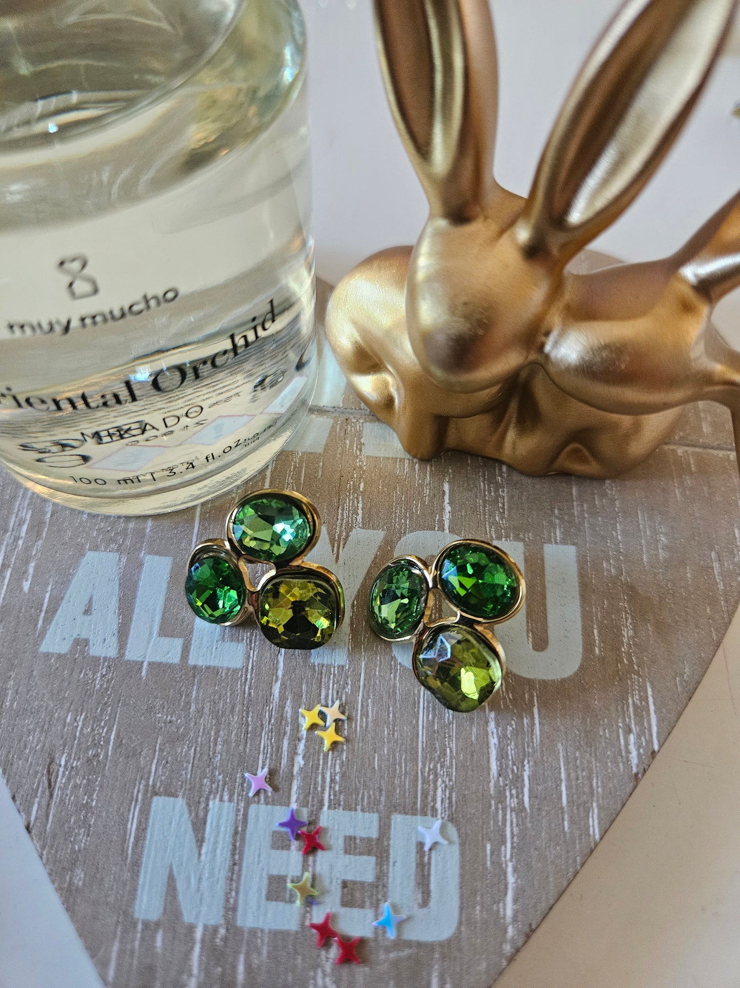 Boucles d'oreilles cristal