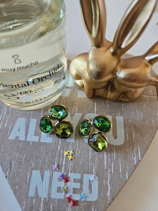 Boucles d'oreilles cristal