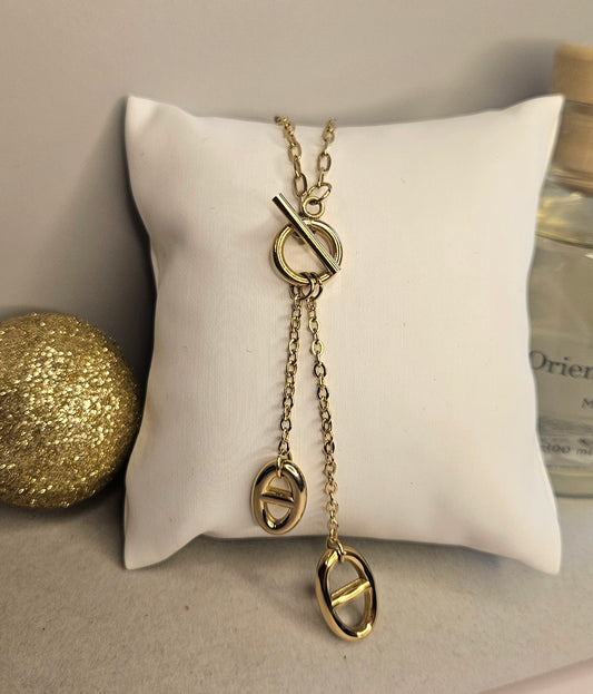 Collier double marine