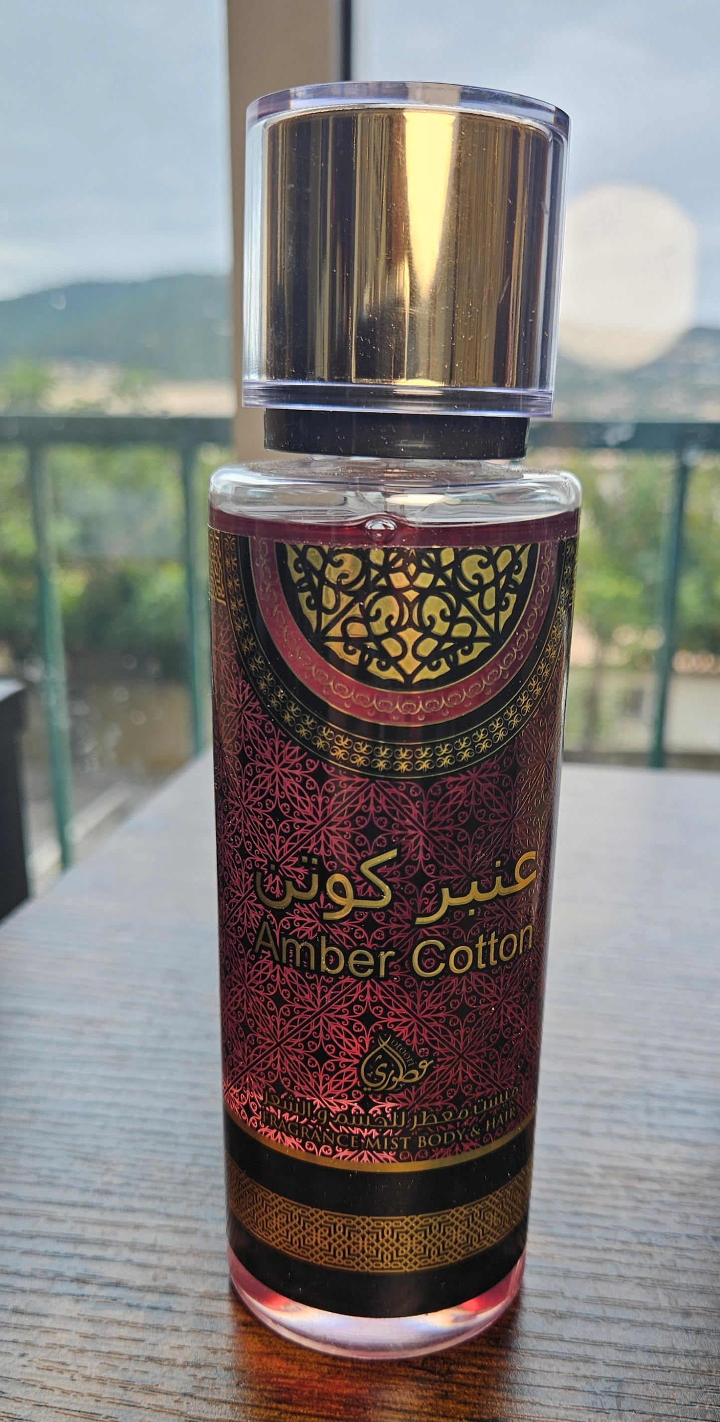 Parfums brumes amber cotton