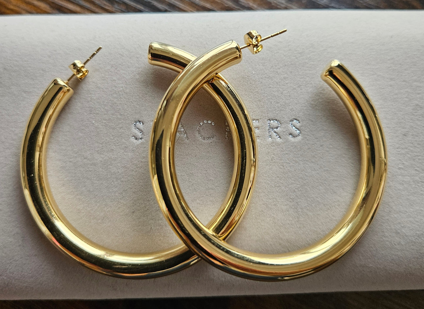 Boucles d'oreilles créoles large