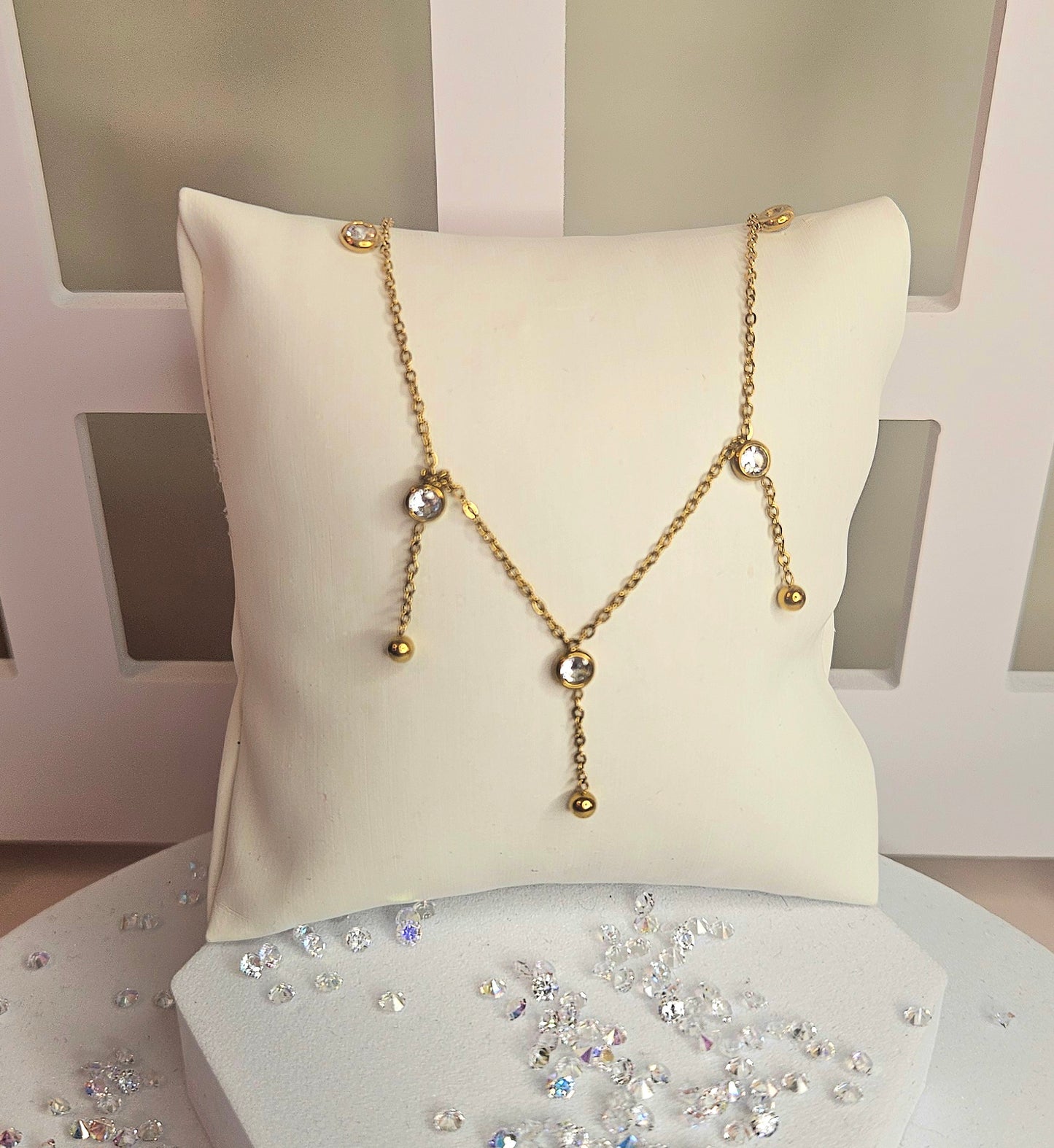 Collier multi zirconium