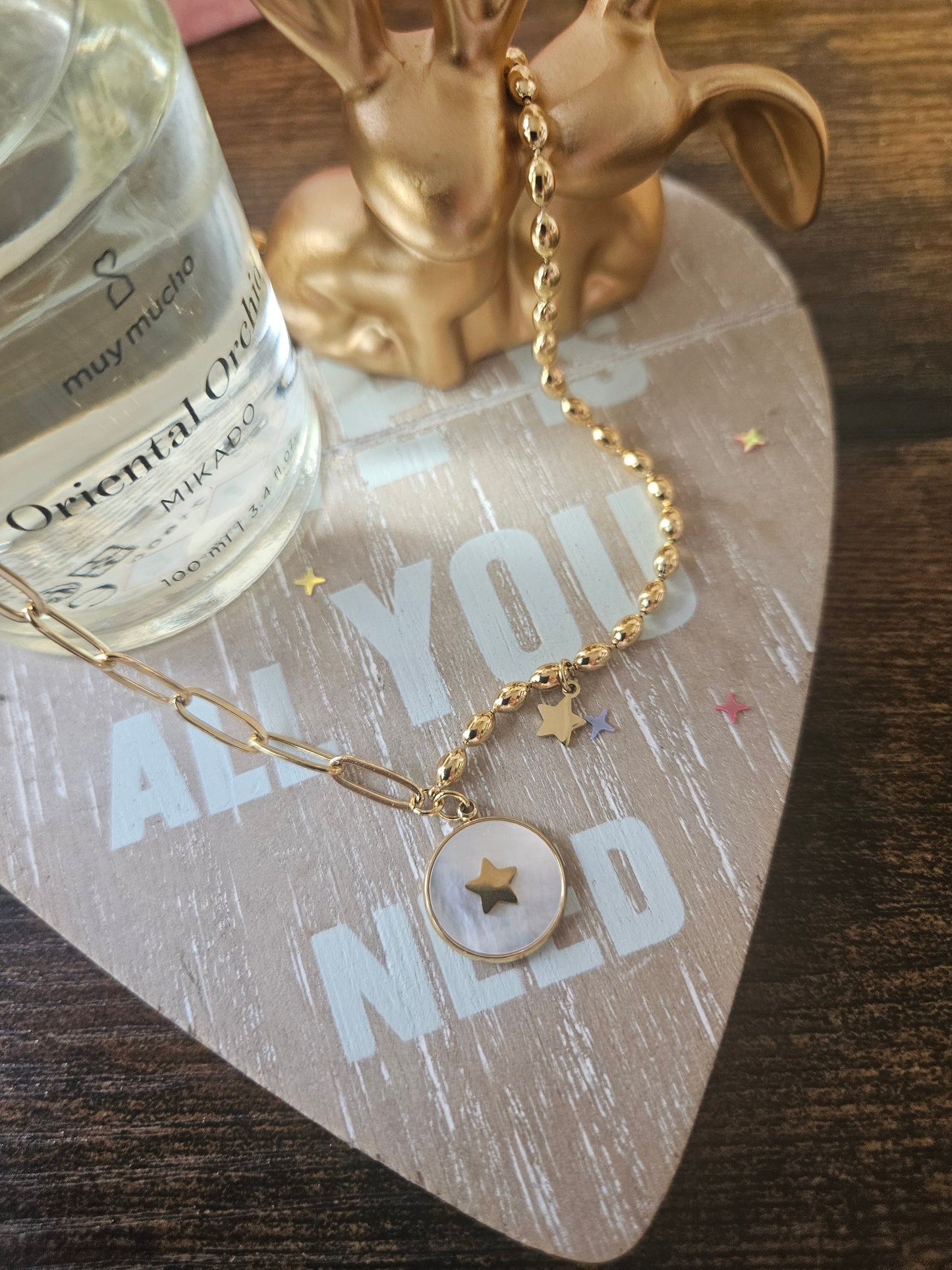 Collier nacre étoile